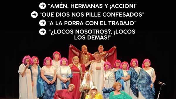 Maniobras de teatro de nuestros mayores en Villanueva del Pardillo